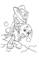 Paw Patrol kleurplaat 23